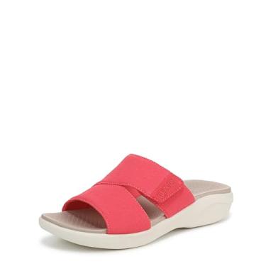 Imagem de Bzees For Lifestride Sandália feminina Carefree Slide, Coral Beach, 9 Wide