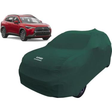 Imagem de Capa Automotiva Para Corolla Cross Tecido Helanca Lycra - Mz, Verde