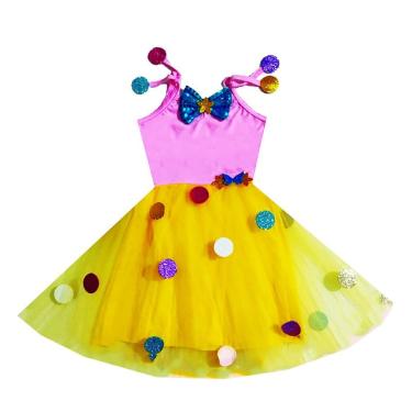 Imagem de Vestido Infantil Fantasia Menina Carnaval Borboleta Fada