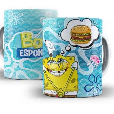 Imagem de Caneca Xicara Personalizada Bob Esponja - X-Colour, 8