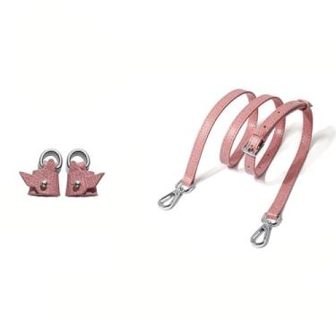 Imagem de Kit de modificação de alça de ombro para mini bolsa Longchamp Bolsa de mão atualizada, acessórios de modificação de bolsa de ombro, Rosa escuro, 95-115CM