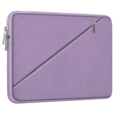 Imagem de Capa para laptop de 15,6 polegadas, bolsa de transporte para computador com bolso com zíper, capa protetora à prova de choque para laptop compatível com notebook Apple, HP, Dell, Acer, Asus, Lenovo,