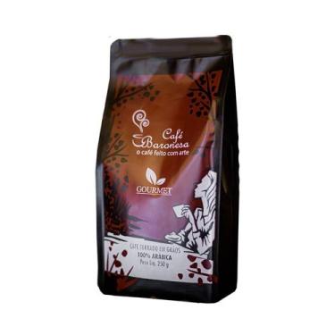 Imagem de Café Baronesa Gourmet em grãos 250 g