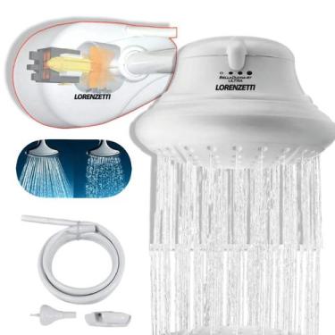 Imagem de Bella Ducha Ultra Lorenzetti 4 Temp. 220v 6800w + Pressurizador Lorenz