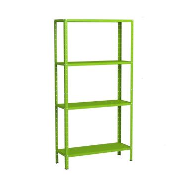 Imagem de Estante De Aço Multiuso Livros Decorações Ferramentas 04 Prateleiras Eaf006008 Verde