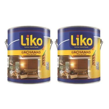 Imagem de 2 unidades Verniz Antichama 3,6 Lts Com Laudo IPT - Liko