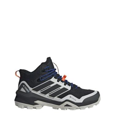 Imagem de adidas Tênis masculino Terrex Skychaser Gore-tex de cano médio para caminhada, Preto/Preto/Cinza, 38
