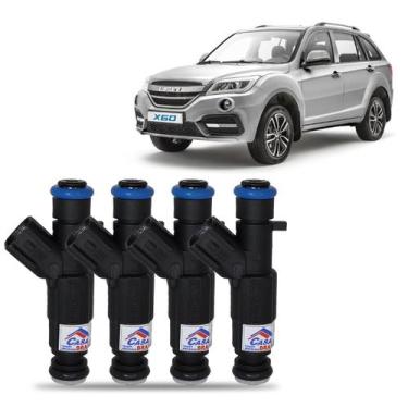 Imagem de Kit 4 bicos injetores x60 lifan 2017 0280156299 - BOSCH