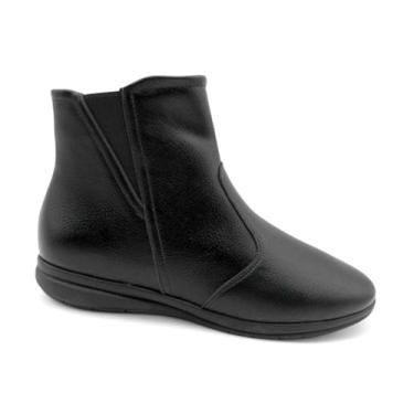 Imagem de Bota Feminina Cano Curto Piccadilly Rasteira 261037 Preta