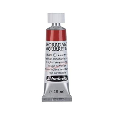 Imagem de Schmincke - HORADAM® AQUARELL - melhores tintas para aquarela de artistas, 649 vermelho veneziano inglês, 14 649 006, tubo de 15 ml
