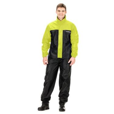 Imagem de Capa Chuva Motoqueiro Nylon Luxo Gola Forro Ventilação Cores - Pantane