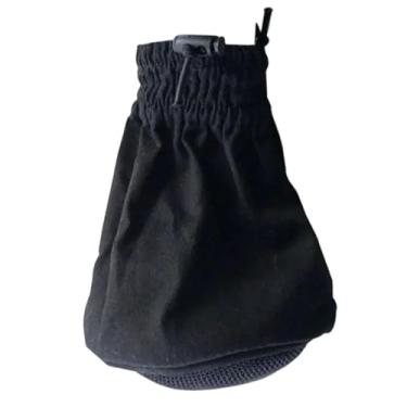 Imagem de predolo Secador de cabelo Foldador de meias de calça de cabeleireiro de salão de cabeleireiro dobrável Fácil de prender a tampa universal para cabelos, Malha Preta