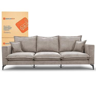 Imagem de Sofá 3 Lugares Modular Boma. 2,40m Boucle Sofá inBox