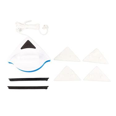 Imagem de Janela Limpador lateral duplo Ferramenta de limpeza de vidro magnético Manuseio ergonômico Brush de alta eficiência de limpeza para Windows Material de Plástico de Alta Receer (3-8 mm)