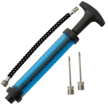 Imagem de Bomba de Ar Para Bola E Encher Pneu de Bicicleta Com dois Bicos de Bom