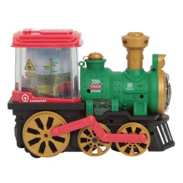 Imagem de Brinquedo Trenzinho Vintage  Solta Fumaça Com Luz E Som - Fun Game