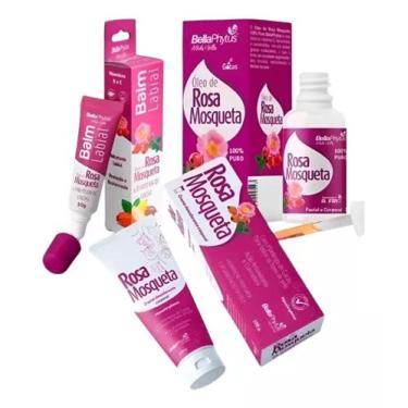Imagem de Kit Rosa Mosqueta (creme + Óleo + Balm) Clareador De Axilas - Bellaphy