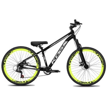 Imagem de Bicicleta Aro 29 KOG 1X7 Tipo Freeride Viking Hupi Gios, Preto, Adesiv