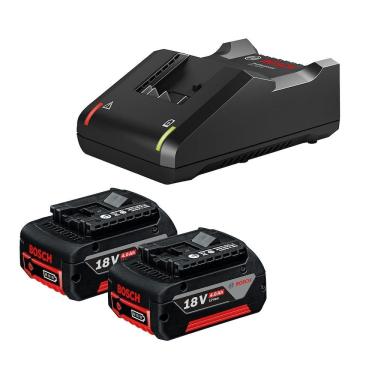 Imagem de Kit 2 Baterias 18v 4,0Ah e 1 Carregador Bivolt 1600A02RM8000 BOSCH-Bivolt