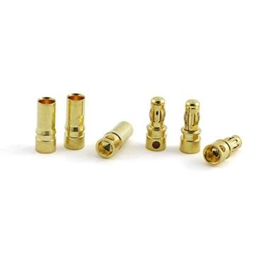 Imagem de JCBIZ 12 pares 3,5 mm macho fêmea banhado a ouro banhado a banana Bullet Plug Kit conector para bateria de motor ESC