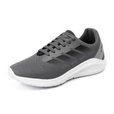 Imagem de Tênis Masculino Leve Esportivo Sapato Confortável  - MRSHOES, Cinza, 4