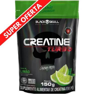 Imagem de Creatina Monohidratada Black Skull Turbo 150g Refil  Energia, Força e 