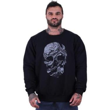 Imagem de Blusa Moletom Basic MXD Conceito Sem Touca Treino Fitness Inverno-Masculino