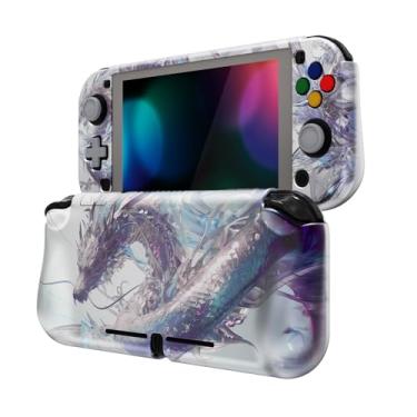 Imagem de PlayVital ZealProtect Protective Case for Nintendo Switch Lite, Hard Shell Ergonomic Grip Cover for Nintendo Switch Lite w/Screen Protector & Thumb Grips & Button Caps - Crystal Dragon