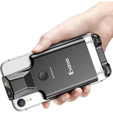 Imagem de Leitor Código De Barras QR Code Portatil Celular Bluetooth Scanner Sem