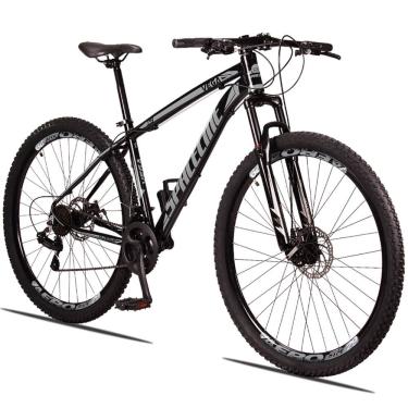 Imagem de Bicicleta Aro 29 Spaceline Vega Alumínio Câmbios Shimano 24V Freio a Disco hidráulico Suspensão MTB