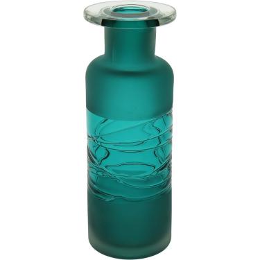 Imagem de Duna Garrafa Decorativa 30X11X11Cm Vidro Verde
