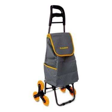 Imagem de Carrinho De Carga Com 3 Rodas Sobe Escada Globalmix Gt082, CINZA
