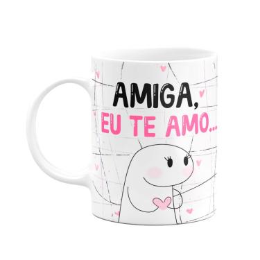 Imagem de Caneca Flork Amigas - Amiga eu te amo, mas as vezes...
