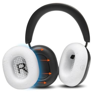 Imagem de WC Sweatz Ace - Protetores Auriculares Patenteados Para Fones De Ouvido Sem Fio Sonos Com Cancelamento Ruído Da Wicked Cushions, À Prova Suor E Fáceis Lavar, Brancos