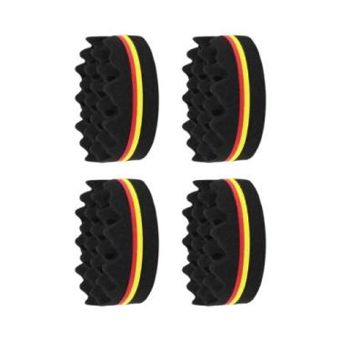 Imagem de Escova De Cabelo Afro Curl Magic Twist Dupla Face Com Esponja De Furos
