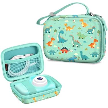 Imagem de FINTIE Capa Para Câmera Infantil Compatível Com Brinquedos Digitais Goopow/Seckton/Dylanto/Mgaolo/Masterbee/Cimelr/Desuccus, Bolsa De Transporte Infantil, Presente Aniversário, Dinossauro