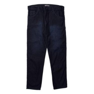 Imagem de Calça Jeans Masculina Ice Preston Plus Size Reta Azul Escuro-Masculino
