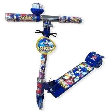 Imagem de Patinete Infantil Metal Sonic 3 Rodas Em Gel C/ Led - Buzina - SCOTTER