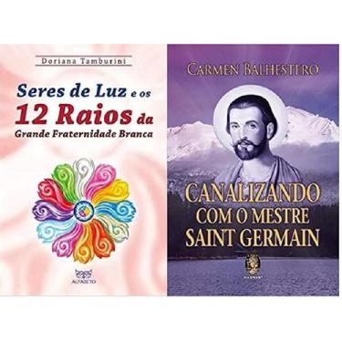 Imagem de Kit 2 Livros Seres Luz 12 Raios+ Canalizando Saint Germain - Alfabeto