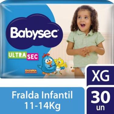 Imagem de Fralda BabySec Ultra Mega 1 Pacote Tamanho XG 30 Unidades