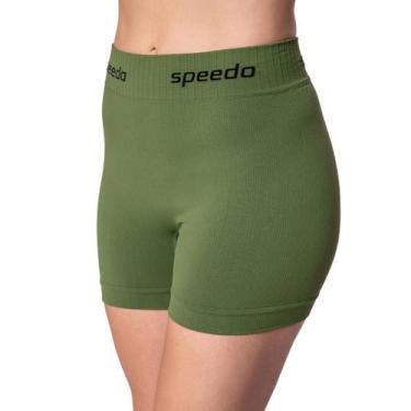 Imagem de Shorts Esportivo Feminino Speedo Canelado Poliamida com Elastano Cós D