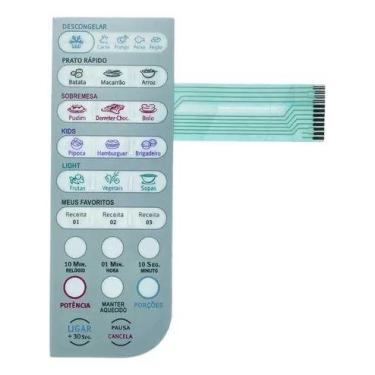 Imagem de Membrana Adesivo Teclado Microondas Electrolux Mef33 Nova