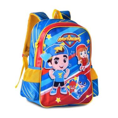 Imagem de Mochila Escolar Costas Infantil Os Aventureiros Luccas E Gi - Clio