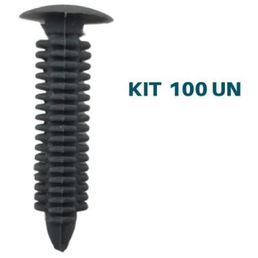Imagem de 100 grampo rebite plastico forro interno 35mm pinheirinho - Indústria 