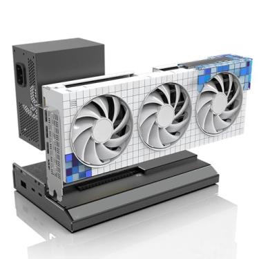 Imagem de Gabinete GPU para Thunderbolt3, USB 4.0 40 Gbps Laptop Estação Dock Externa GPU, suporta carregamento PD de 60W, Ethernet RJ45, compatível com NVIDIA/PCIe, Daisy Chain, DC/ATX/SFX