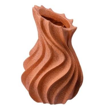 Imagem de Vaso Decora P/Sala Planta Terracota Poli-Resina Rafimex