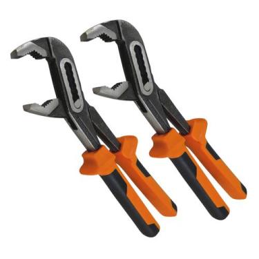 Imagem de 2 Alicate Articulado Bomba D'agua Bico De Papagaio 10 Pol. - IDEA, 2