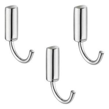Imagem de Kit 3 Peças Cabide Banheiro Idea Cromado Docol 00585906