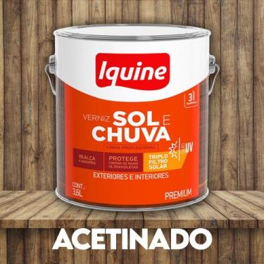 Imagem de Verniz Sol e Chuva Interno e Externo Triplo Filtro Solar 3,6L - Iquine