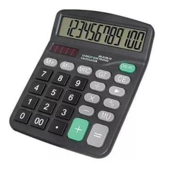 Imagem de Calculadora De Mesa Comercial Escritório Balcão Loja Display 12 Digito